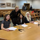 Luca (left), Lola (middle), and Athena (right) address the Oregon House Committee on Rules in support of the state’s net neutrality bill.